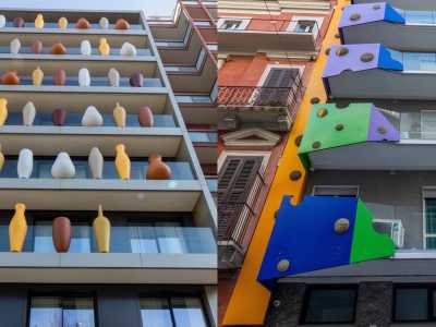 Ultimamente per� due nuovi fabbricati sorti nel centro cittadino hanno rotto un po� questo schema, attirando l�attenzione per gli eccentrici decori di �design� apparsi sulle loro facciate. Si tratta di Palazzo Le Giare e dell�Apulia Re' hotel